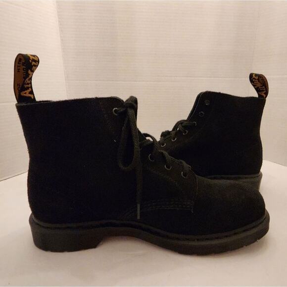 Dr.‎ Martens 101 Mono Lace-Up Boot black suede leather men\'s size 8 new!!!! main image 12